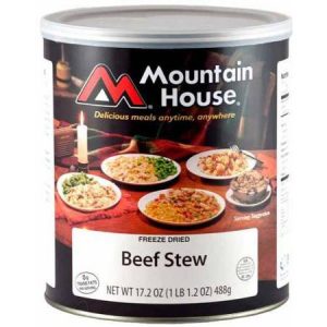 Mountain House Freeze Dried Beef Stew Can