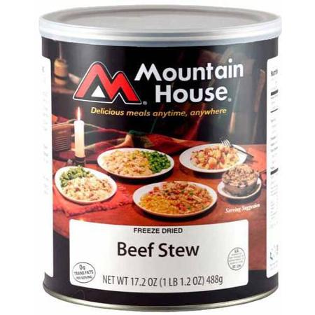 Mountain House Freeze Dried Beef Stew Can